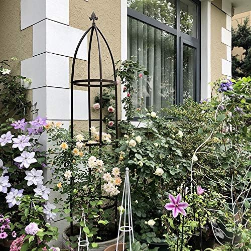Garden Arch Trellis for Climbing Plants Rose Thicken Metal Wedding Arches Arbor - Image 3