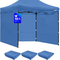 10x10 Canopy sidewalls, Pop Up Canopy Waterproof 99% UV Protection, Suits Pop by GoodOutdoorLifeCLAETF