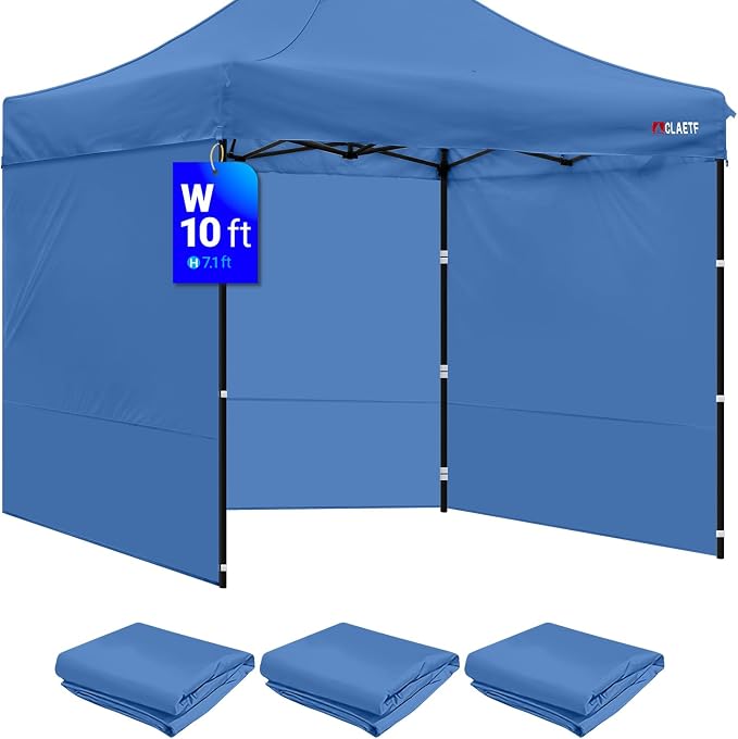 10x10 Canopy sidewalls, Pop Up Canopy Waterproof 99% UV Protection, Suits Pop by GoodOutdoorLifeCLAETF
