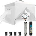 Sophia & William Canopy Tent Pop Up 10x10 ft One Person Push Set Up Canopies by SophiaWilliam