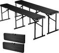 VEVOR Plastic Folding Bench, 6 ft Portable Bench by VEVOR