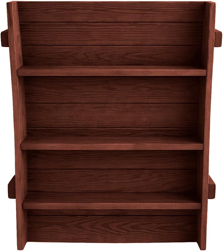 4 FT MAHOGANY Amish Made Garden Bridge - Image 4