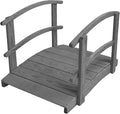4 FT Grey Amish Made Garden Bridge by Unknown