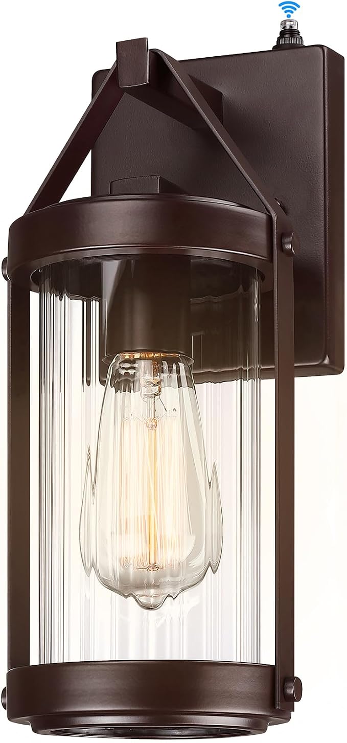 LONEDRUID Dusk to Dawn Sensor Outdoor Wall Sconce Lighting Waterproof Exterior by LONEDRUID