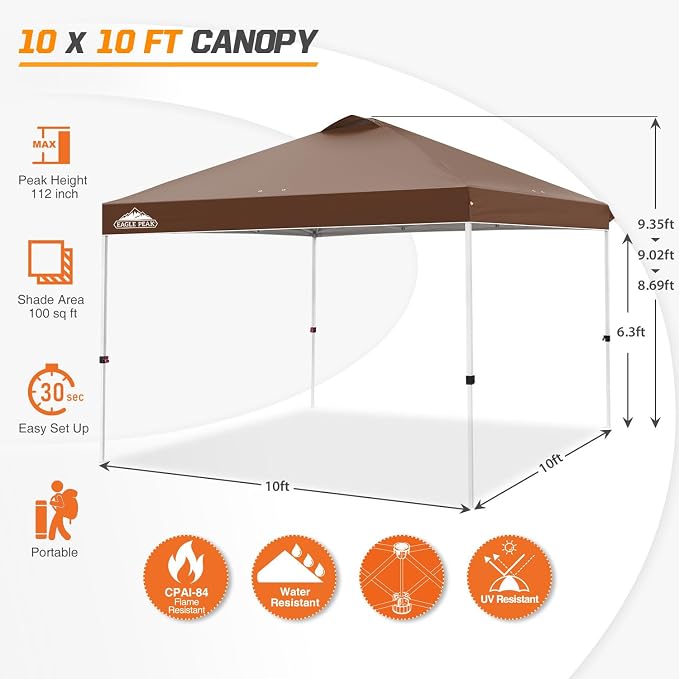 EAGLE PEAK Pop Up Canopy Tent - Image 3