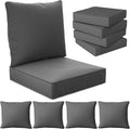 22" x 22" x 6" Outdoor Deep Seat Cushions Set by Unknown
