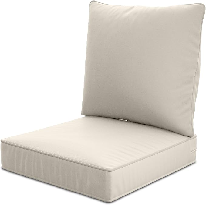 22" x 22" x 6" Outdoor Deep Seat Cushions by Unknown