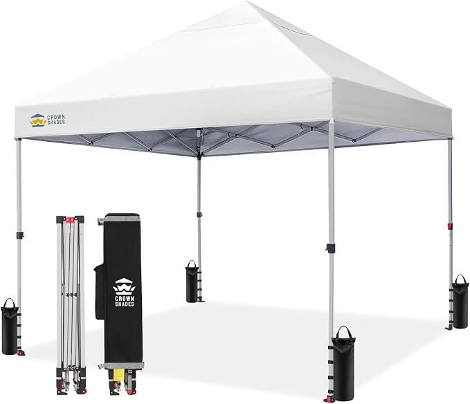 CROWN SHADES 8x8 Pop Up Canopy by CrownShades