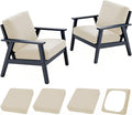 4Pcs Outdoor Cushion Covers, Patio Cushion Covers, Stretch Elastic Slipcovers by dreahoteztil