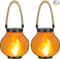 Hompavo Larger Gen2 Solar Lanterns Outdoor, Dual Charging & 2-Mode by Hompavo