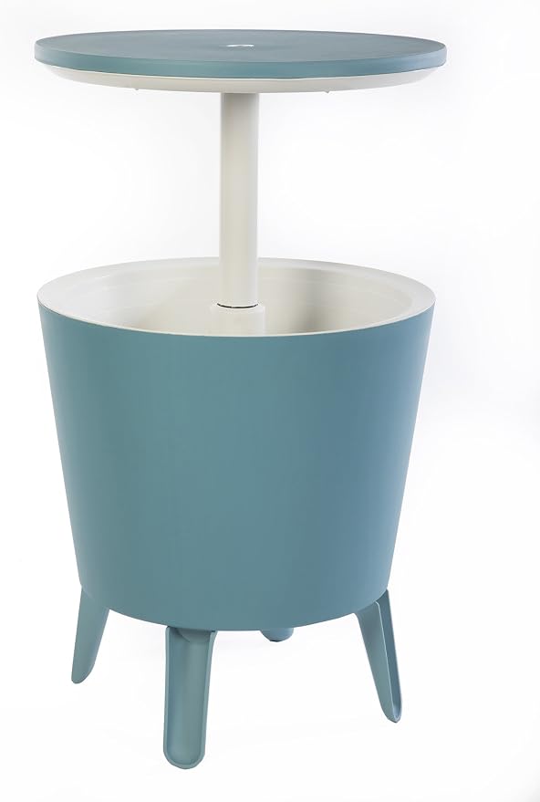 Keter Modern Cool Bar Outdoor Patio Furniture and Hot Tub Side Table by Keter