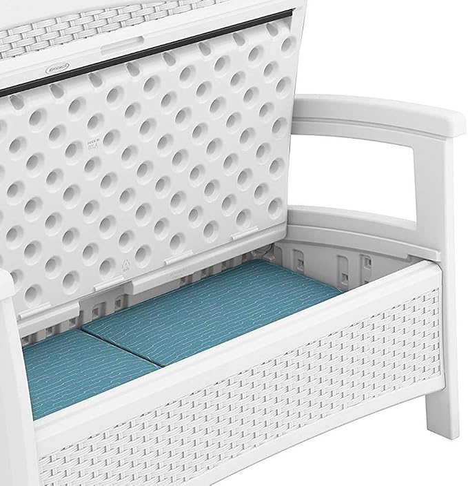 Suncast Elements Stylish Lightweight Loveseat Outdoor Seating - Image 6