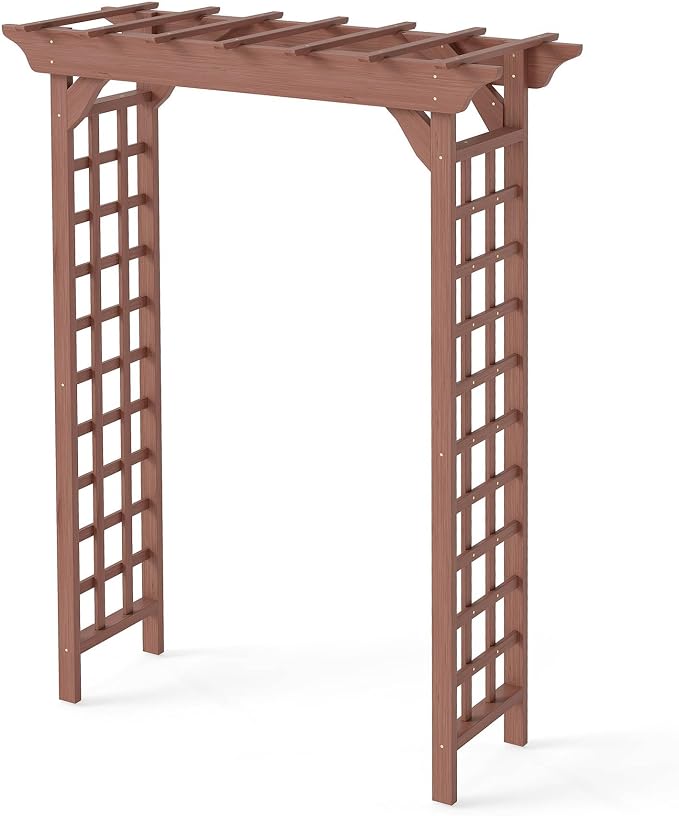 Wooden Garden Arbor, 7ft Wedding Arch - Image 6