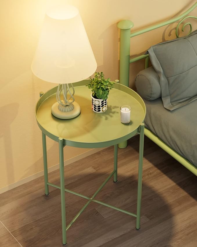 EKNITEY Small Side End Table - Image 4