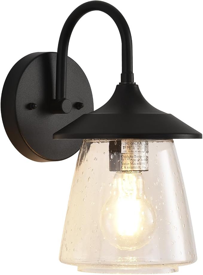 Outdoor Wall Sconce, Exterior Waterproof Wall Light Fixture, Outside Porch Light - Image 9