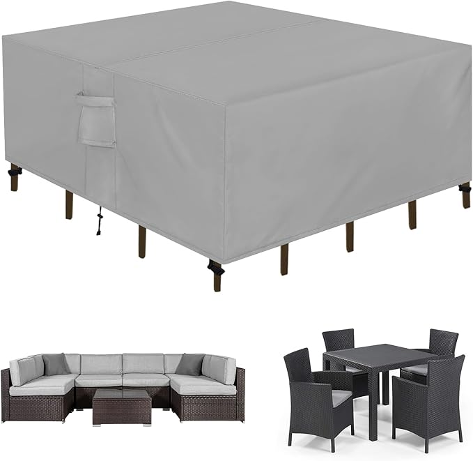 Easy-Going Square Patio Furniture Cover Waterproof Outdoor Dining Table and by Easy-Going