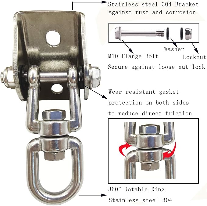 Arlai Hanging Chair Hardware Hanging Kit - Image 4