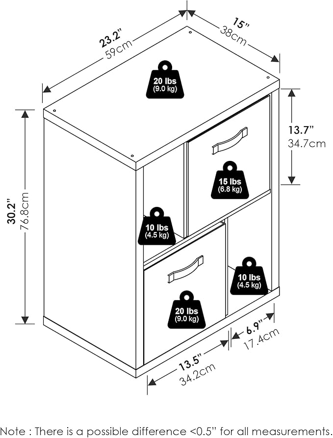 Furinno Viola Storage Shelf, 4-Tier Storage Rack - Image 3