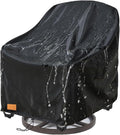Outdoor Swivel Chair Covers Waterproof 1 Pack, Outdoor Chair Covers Patio by UNARK