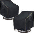 Outdoor Swivel Lounge Chair Cover 2 Pack, 100% Waterproof Heavy Duty Outdoor by LSongSKY
