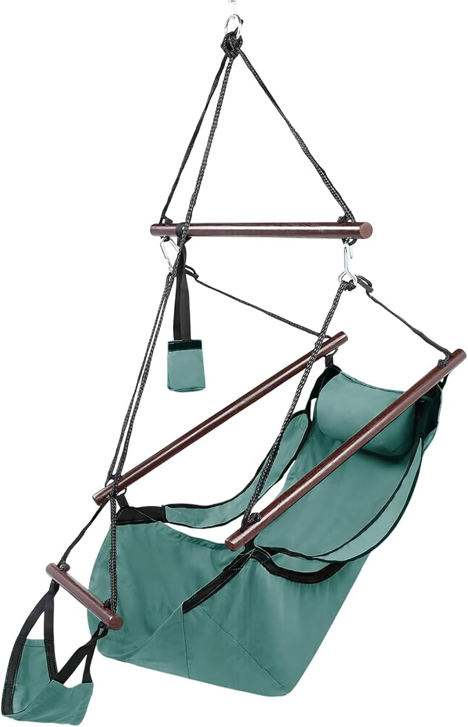 ONCLOUD Upgraded Unique Hammock Sky Chair, Air Deluxe Hanging Swing Seat - Image 9
