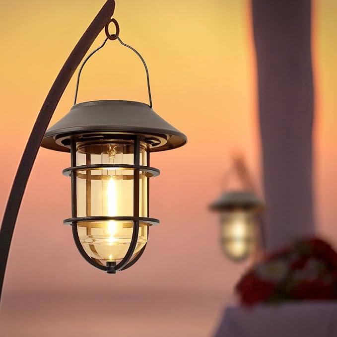Upgrade Solar Outdoor Lights, Hanging Lantern, Waterproof Solar Lights - Image 2