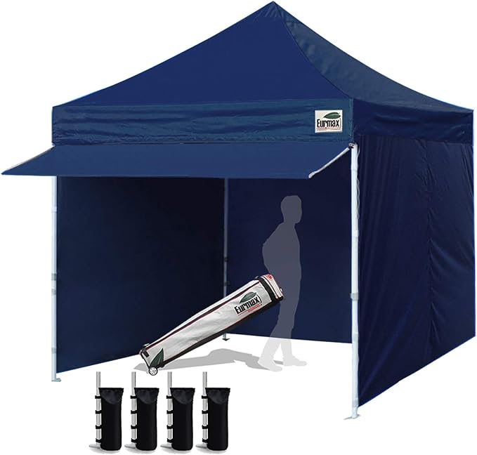 Eurmax USA 10 x 10 Pop up Canopy Commercial Tent Outdoor Party Canopies by Eurmax