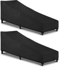 SunPatio Waterproof Outdoor Chaise Lounge Cover, 2 Pack Patio Lounge Chair by SunPatio