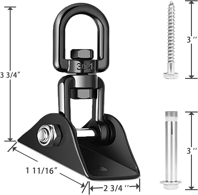 Heavy Duty Swing Hangers for Wooden Sets 2000 LB Capacity Hammock Hanger 360 - Image 6