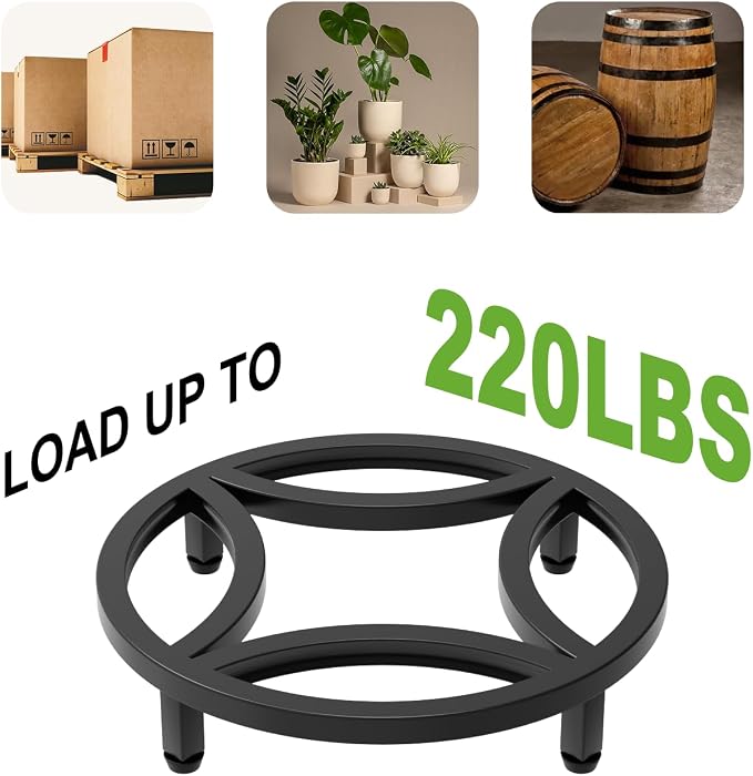 Zhongma 2 Pack 11.8" Fully Assembled Sturdy Potted Plant Stand Flower Pot - Image 8