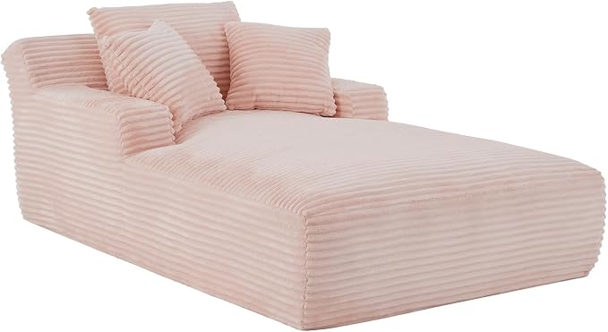 78.7" Chaise Lounge Chair Indoor, Oversized Boneless Couch Comfy Upholstered - Image 9