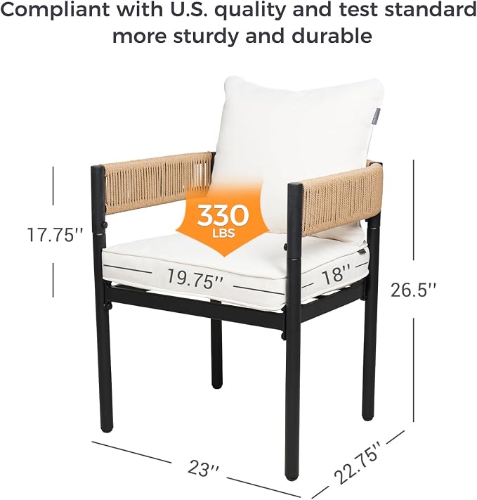 Grand patio 5-Piece Outdoor Dining Set - Image 6