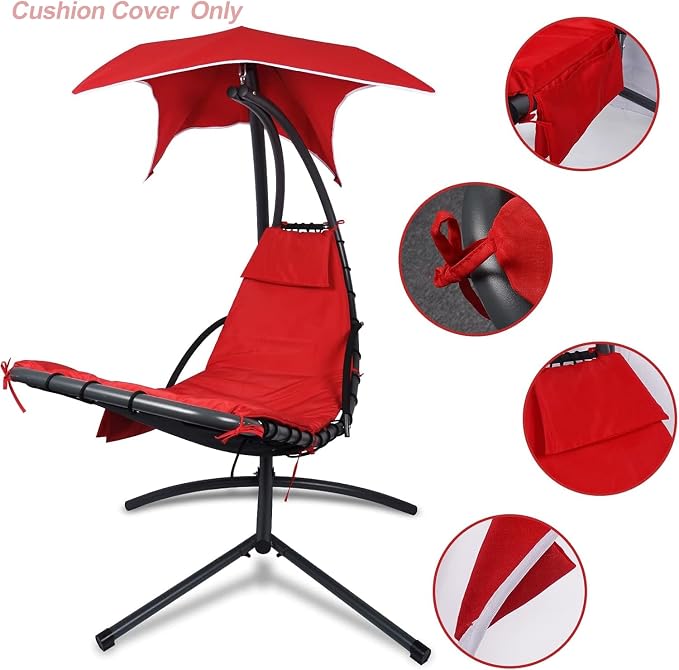 Hammock Umbrella-Lounge Chair Swing Cushion Cover Outside, Machine Washable - Image 4