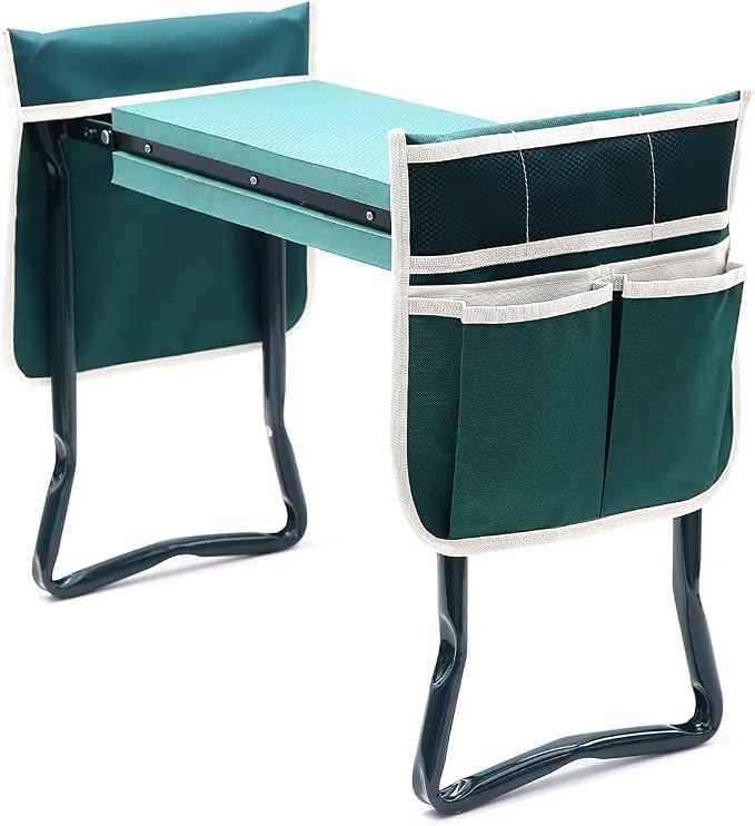 Ohuhu Garden Kneeler and Seat Heavy Duty, Upgraded Gardening Stool by Ohuhu