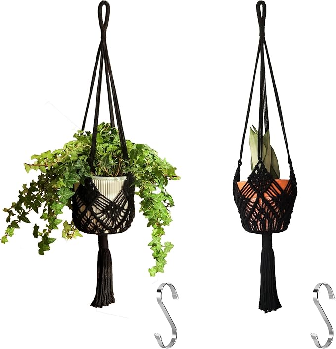 Hanging Planter with Patterns - Image 2