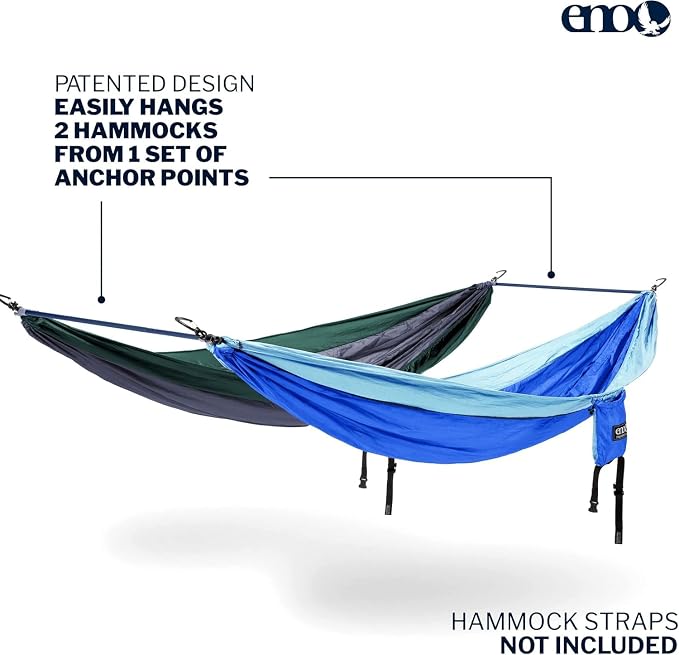 ENO Fuse Tandem Hammock System Colour Slate Lightwieght Fuse Spreader Bars - Image 3