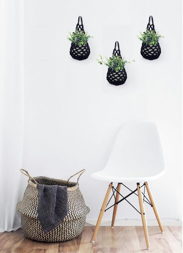 3 Packs Hanging Planters for Indoor Plants up to 4 in., Wall Plant Holder | - Image 5