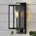 Motion Sensor Outdoor Wall Lights, Dusk to Dawn Outdoor Lighting, Modern Wall by Denfeic