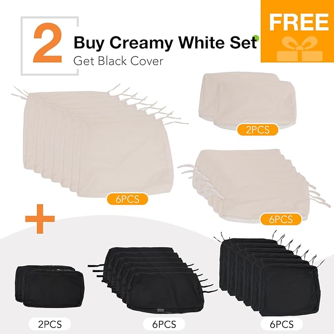Patiorama 8 Piece Wicker Patio Furniture Set - Image 8