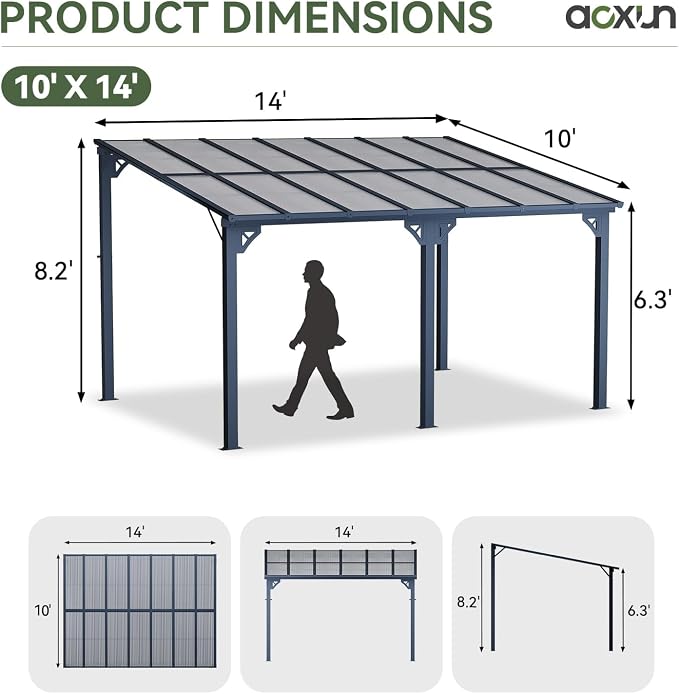 Aoxun 14'x 10' Premium Gazebo - Image 2