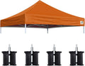 Eurmax USA New 10x10 Pop Up Canopy Replacement Canopy Tent Top Cover, Instant by Eurmax