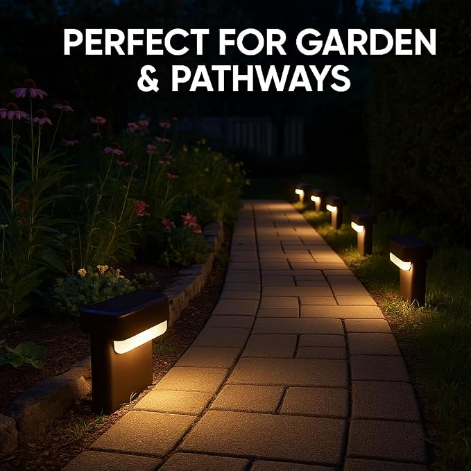 Solar Deck Lights Outdoor 16 Pack, Peel And Stick Deck Railing Lights, - Image 4