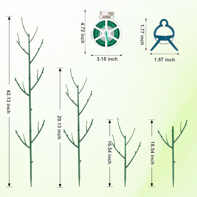 6 Pack Stackable Monstera Plant Support, Plant Stakes - Image 2