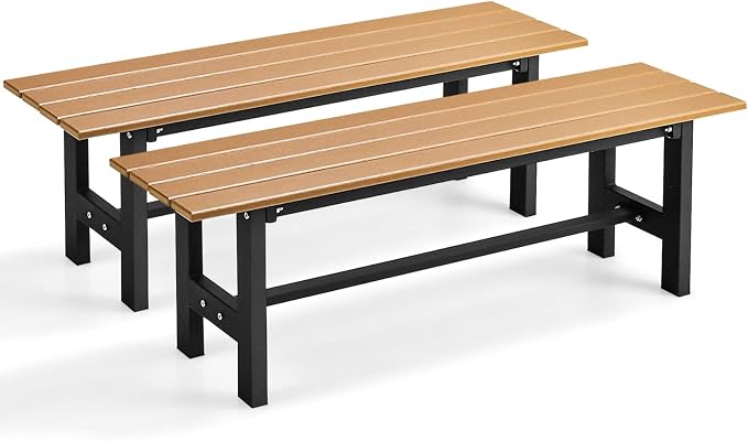 Giantex 2-Pack Outdoor Bench Seat by Giantex