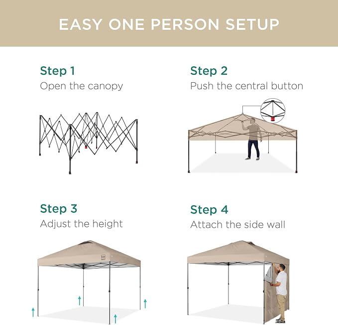 Best Choice Products 10x10ft Pop Up Canopy Tent - Image 3