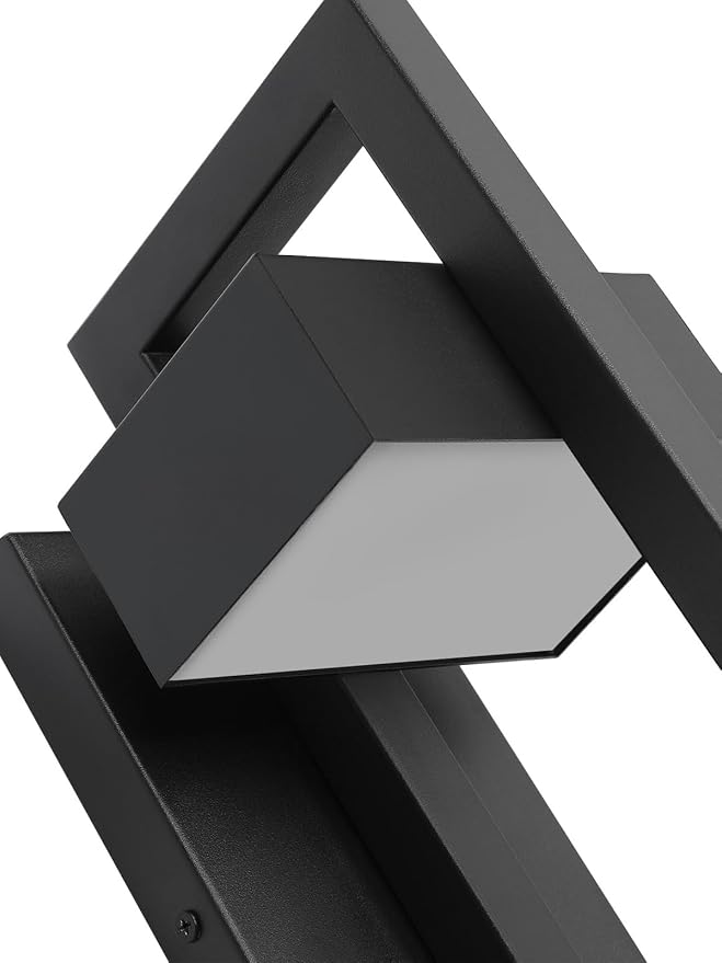 LamQee Outdoor Wall Lights Modern Exterior Lighting Fixtures, 3000K Integrated - Image 3