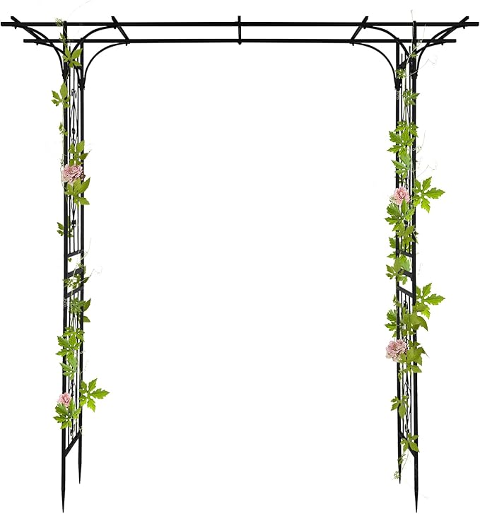 Metal Garden Arbor Trellis - Image 9