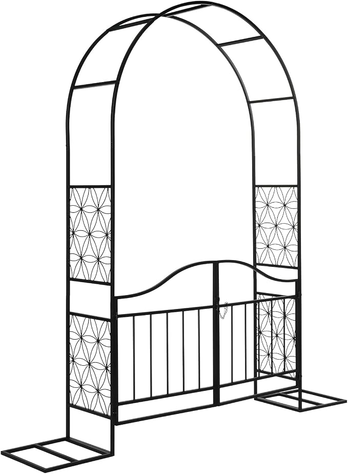 VINGLI Garden Arch Trellis, 7.6ft Garden Arch by VINGLI