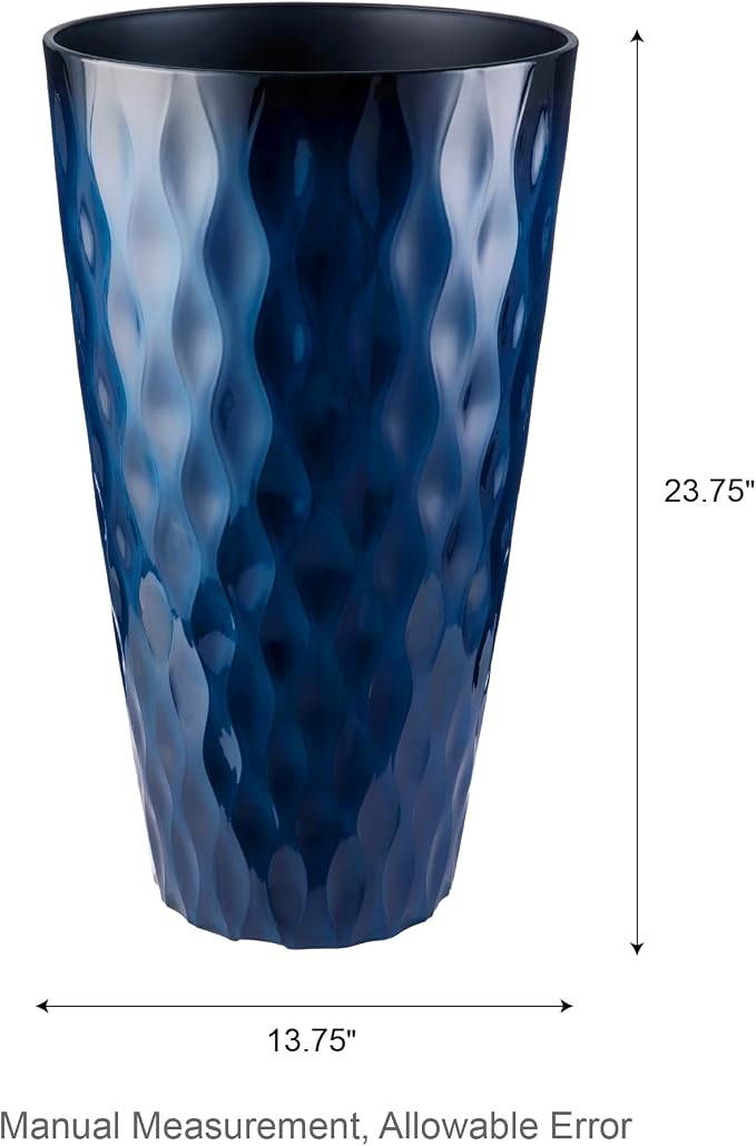 Glitzhome 23.75" H Tall Outdoor Planter, - Image 2