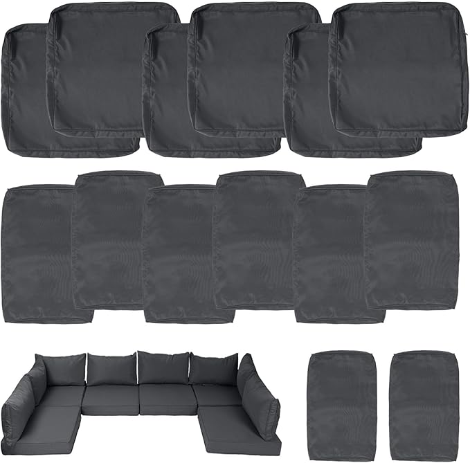 Outdoor Cushions Covers for Patio Furniture, Patio Cushion Covers Replacement by Actualaction